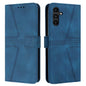 Triangle Solid Color Leather Phone Case, For Samsung Galaxy S25 5G, For Samsung Galaxy S25+5G, For Samsung Galaxy S25 Ultra 5G