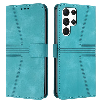 Triangle Solid Color Leather Phone Case, For Samsung Galaxy S25 5G, For Samsung Galaxy S25+5G, For Samsung Galaxy S25 Ultra 5G
