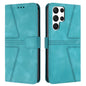Triangle Solid Color Leather Phone Case, For Samsung Galaxy S25 5G, For Samsung Galaxy S25+5G, For Samsung Galaxy S25 Ultra 5G