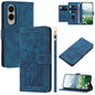 Tulips Embossed Leather Phone Case with Lanyard, For Samsung Galaxy S25 Edge 5G, For Samsung Galaxy S25 5G, For Samsung Galaxy S25+ 5G, For Samsung Galaxy S25 Ultra 5G