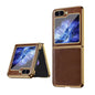 VIETAO Crazy Horse Texture PU Phone Case, For Samsung Galaxy Z Flip6 / Flip7 FE, For Samsung Galaxy Z Fold6, For Samsung Galaxy Z Fold5, For Samsung Galaxy Z Flip5