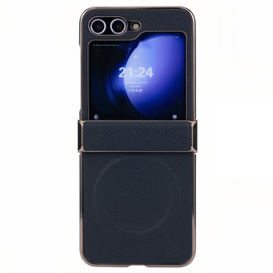 Three Parts MagSafe Litchi Texture Fold Phone Case, For Samsung Galaxy Z Flip6 / Flip7 FE, For Samsung Galaxy Z Fold6, For Samsung Galaxy Z Fold5, For Samsung Galaxy Z Flip5