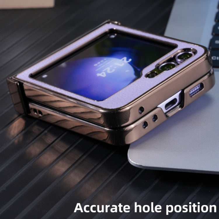 Three Parts MagSafe Litchi Texture Fold Phone Case, For Samsung Galaxy Z Flip6 / Flip7 FE, For Samsung Galaxy Z Fold6, For Samsung Galaxy Z Fold5, For Samsung Galaxy Z Flip5