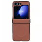 Three Parts MagSafe Litchi Texture Fold Phone Case, For Samsung Galaxy Z Flip6 / Flip7 FE, For Samsung Galaxy Z Fold6, For Samsung Galaxy Z Fold5, For Samsung Galaxy Z Flip5