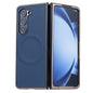 Three Parts MagSafe Litchi Texture Fold Phone Case, For Samsung Galaxy Z Flip6 / Flip7 FE, For Samsung Galaxy Z Fold6, For Samsung Galaxy Z Fold5, For Samsung Galaxy Z Flip5