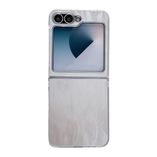 Transparent Edge PC Folding Phone Case, For Samsung Galaxy Z Flip6 / Flip7 FE, For Samsung Galaxy Z Flip5 5G, For Samsung Galaxy Z Flip4 5G