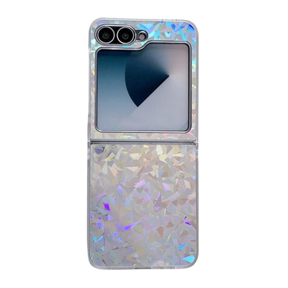 Transparent Edge PC Folding Phone Case, For Samsung Galaxy Z Flip6 / Flip7 FE, For Samsung Galaxy Z Flip5 5G, For Samsung Galaxy Z Flip4 5G