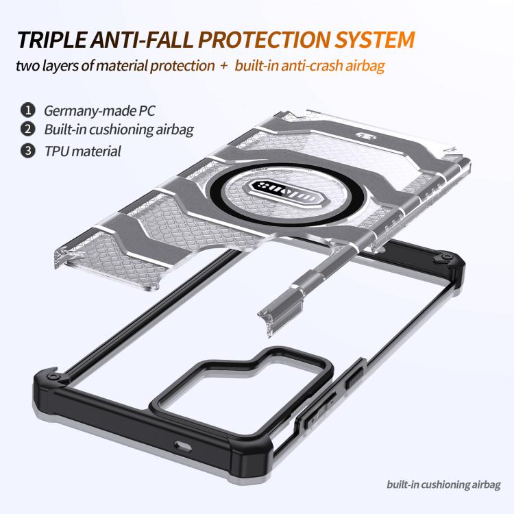 wlons Explorer Series PC Hybrid TPU MagSafe Magnetic Case, For Samsung Galaxy S25 Ultra 5G, For Samsung Galaxy S24 Ultra 5G, For Samsung Galaxy S24+ 5G, For Samsung Galaxy S24 5G