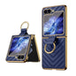 VIETAO Dream Series Metal Ring Leather Phone Case, For Samsung Galaxy Z Flip6 / Flip7 FE, For Samsung Galaxy Z Flip5