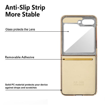 VIETAO Dream Series Metal Ring Leather Phone Case, For Samsung Galaxy Z Flip6 / Flip7 FE, For Samsung Galaxy Z Flip5