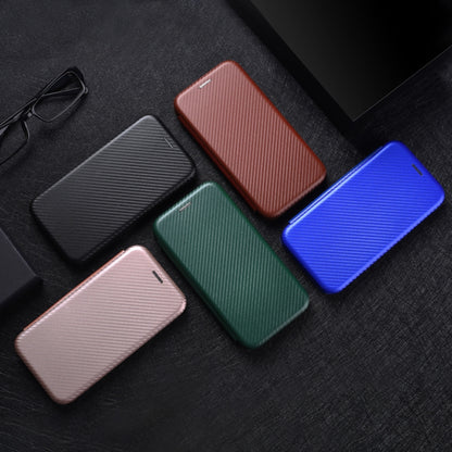 Carbon Fiber Texture Magnetic Horizontal Flip TPU + PC + PU Leather Case with Rope & Card Slot, For Samsung Galaxy S10e, For Samsung Galaxy S20 Ultra