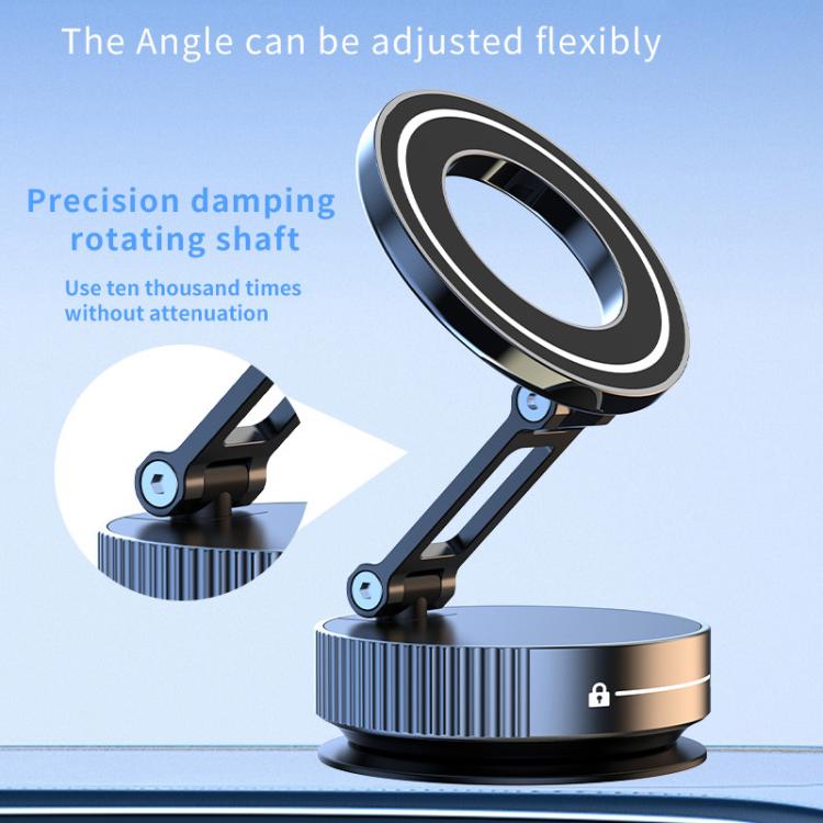 Q89 Foldable Vacuum MagSafe Magnetic Suction Cup Phone Holder, Q89(Black), Q89(Silver)