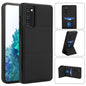 Tri-fold Holder Leather Phone Case with Card Slot, For Samsung Galaxy S23 Ultra 5G, For Samsung Galaxy S23+ 5G, For Samsung Galaxy S23 5G, For Samsung Galaxy S20 FE