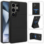 Tri-fold Holder Leather Phone Case with Card Slot, For Samsung Galaxy S25 5G, For Samsung Galaxy S25+ 5G, For Samsung Galaxy S25 Ultra 5G, For Samsung Galaxy S24 FE 5G