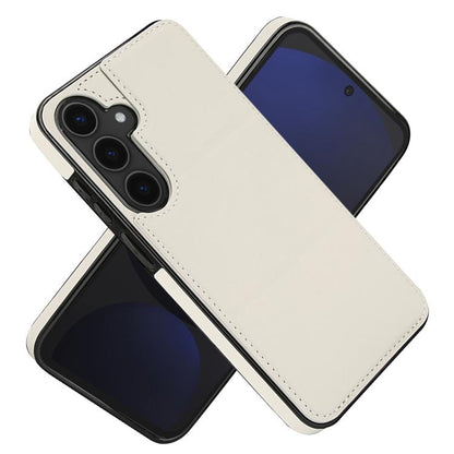Tri-fold Holder Leather Phone Case with Card Slot, For Samsung Galaxy S25 5G, For Samsung Galaxy S25+ 5G, For Samsung Galaxy S25 Ultra 5G, For Samsung Galaxy S24 FE 5G