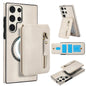 Zipper Wallet Split MagSafe Leather Back Phone Case