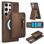 Zipper Wallet Split MagSafe Leather Back Phone Case