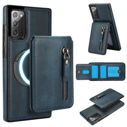 Zipper Wallet Split MagSafe Leather Back Phone Case