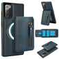 Zipper Wallet Split MagSafe Leather Back Phone Case