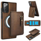 Zipper Wallet Split MagSafe Leather Back Phone Case