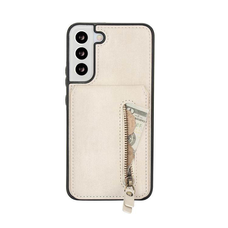 Zipper Wallet Split MagSafe Leather Back Phone Case