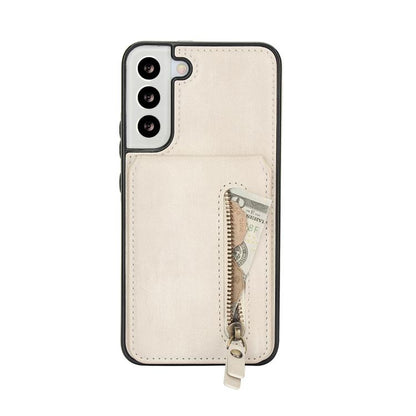 Zipper Wallet Split MagSafe Leather Back Phone Case