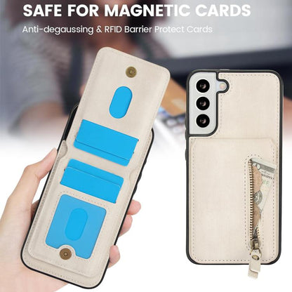 Zipper Wallet Split MagSafe Leather Back Phone Case