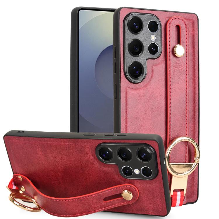 Wristband Leather Back Phone Case