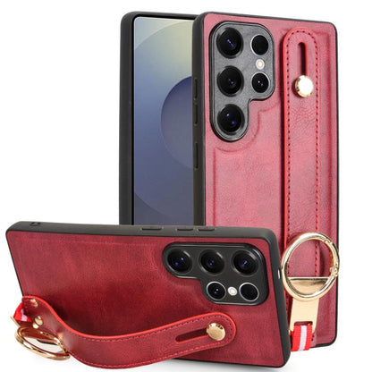 Wristband Leather Back Phone Case