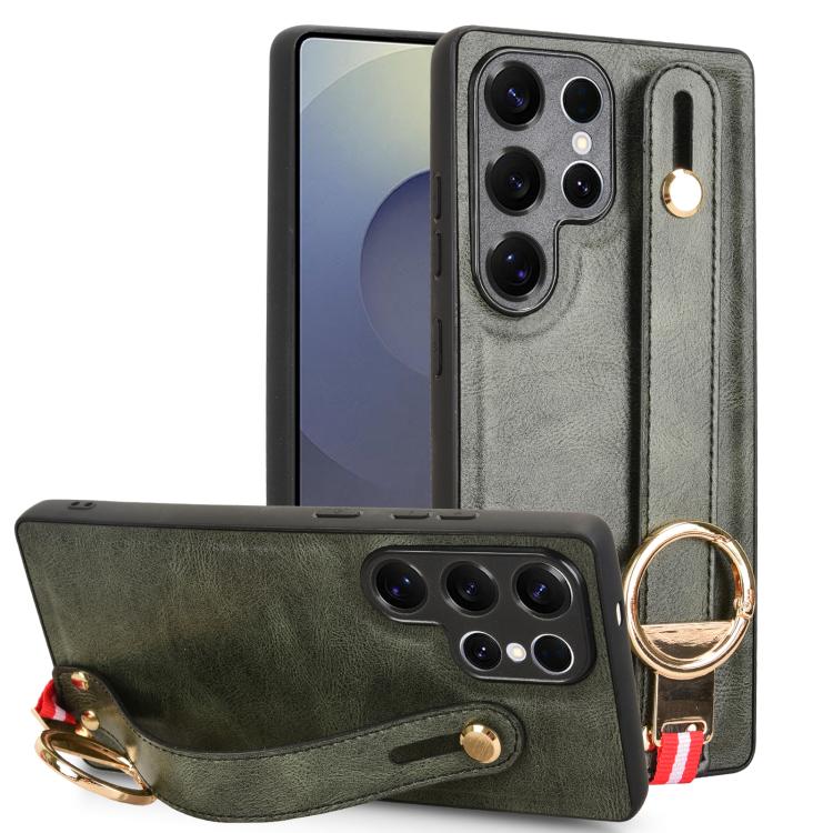 Wristband Leather Back Phone Case