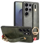 Wristband Leather Back Phone Case