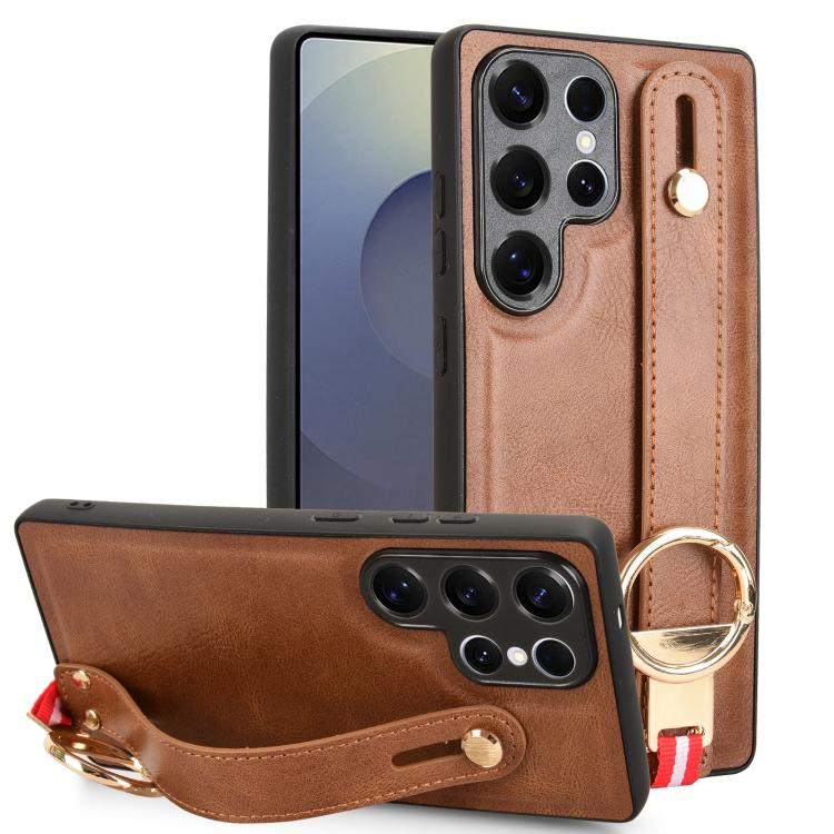 Wristband Leather Back Phone Case