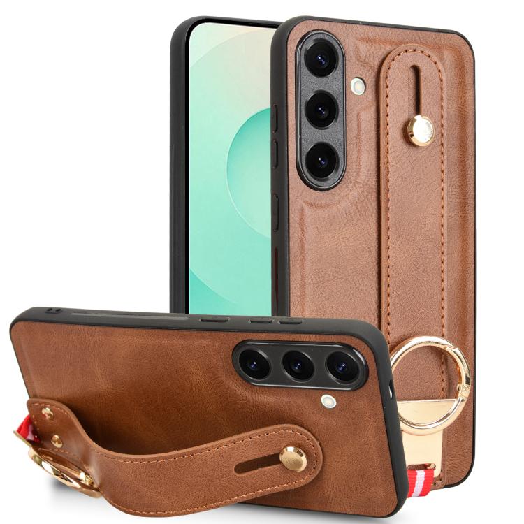 Wristband Leather Back Phone Case