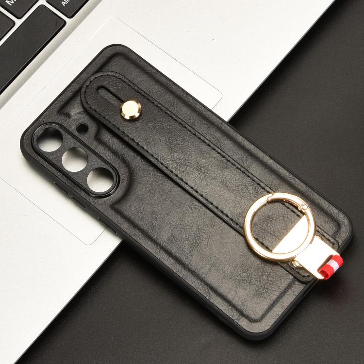 Wristband Leather Back Phone Case