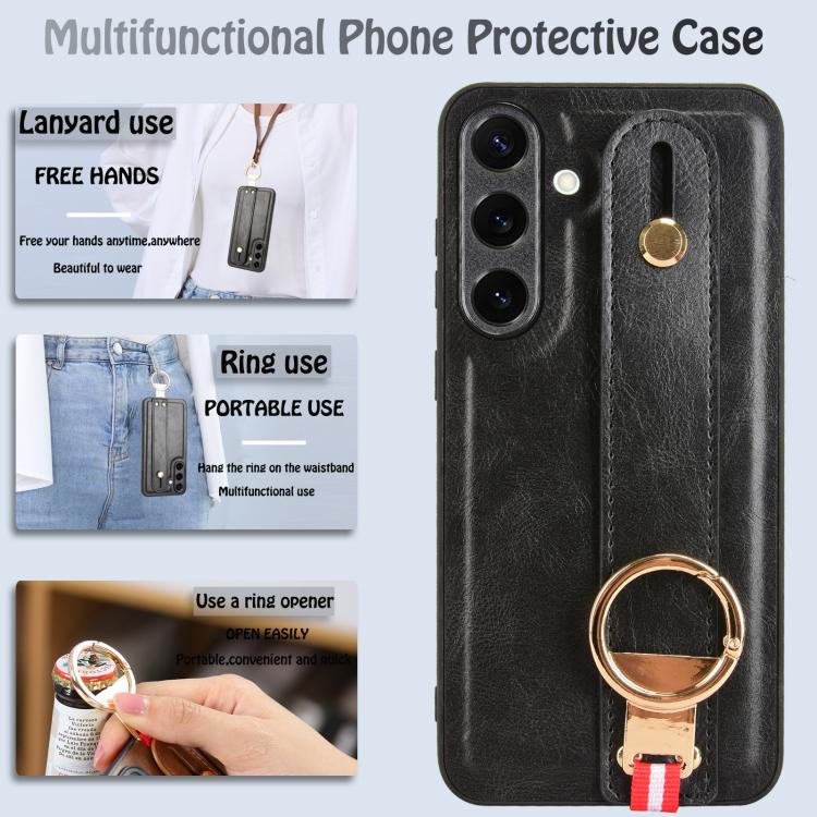 Wristband Leather Back Phone Case