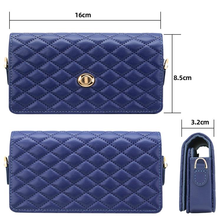 VIETAO Rhombic Texture Bag PU Fold Phone Case, For Samsung Galaxy Z Fold Series, For Samsung Galaxy Z Flip Series