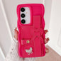 Wristband Leather Love Holder Card Bag Phone Case, For Samsung Galaxy S25 5G, For Samsung Galaxy S25+ 5G, For Samsung Galaxy S25 Ultra 5G, For Samsung Galaxy S24 FE 5G, For Samsung Galaxy S24 Ultra 5G, For Samsung Galaxy S24+ 5G, For Samsung Galaxy S24...