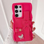 Wristband Leather Love Holder Card Bag Phone Case, For Samsung Galaxy S25 5G, For Samsung Galaxy S25+ 5G, For Samsung Galaxy S25 Ultra 5G, For Samsung Galaxy S24 FE 5G, For Samsung Galaxy S24 Ultra 5G, For Samsung Galaxy S24+ 5G, For Samsung Galaxy S24...