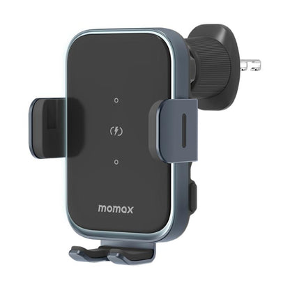 MOMAX CM26E Q Mount Smart6 15W Dual Coil Induction Wireless Fast Charging Car Holder, CM26E