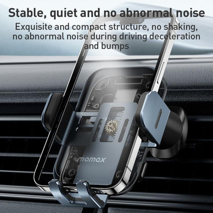 MOMAX CM26E Q Mount Smart6 15W Dual Coil Induction Wireless Fast Charging Car Holder, CM26E