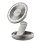 MOMAX CM30 Pac Mount Universal Transparent Magnetic Rotating Car Holder, CM30 (Dark Grey), CM30 (Titanium Gold)
