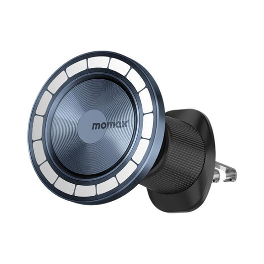 MOMAX CM35 1-Move Relaxaire Aluminum Alloy Magnetic Car Aromatherapy Holder, CM35 (Dark Grey), CM35 (Titanium Gold)