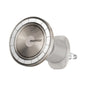 MOMAX CM35 1-Move Relaxaire Aluminum Alloy Magnetic Car Aromatherapy Holder, CM35 (Dark Grey), CM35 (Titanium Gold)