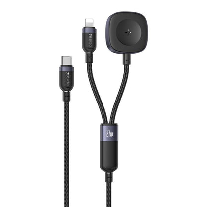 Yesido CA136L 27W USB-C / Type-C to 8 Pin & iWatch 2 in 1 Charging Cable