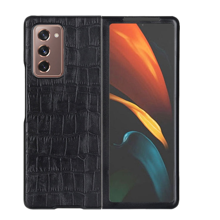 Crocodile Texture Shockproof Protective Case, For Samsung Galaxy Z Fold2 5G