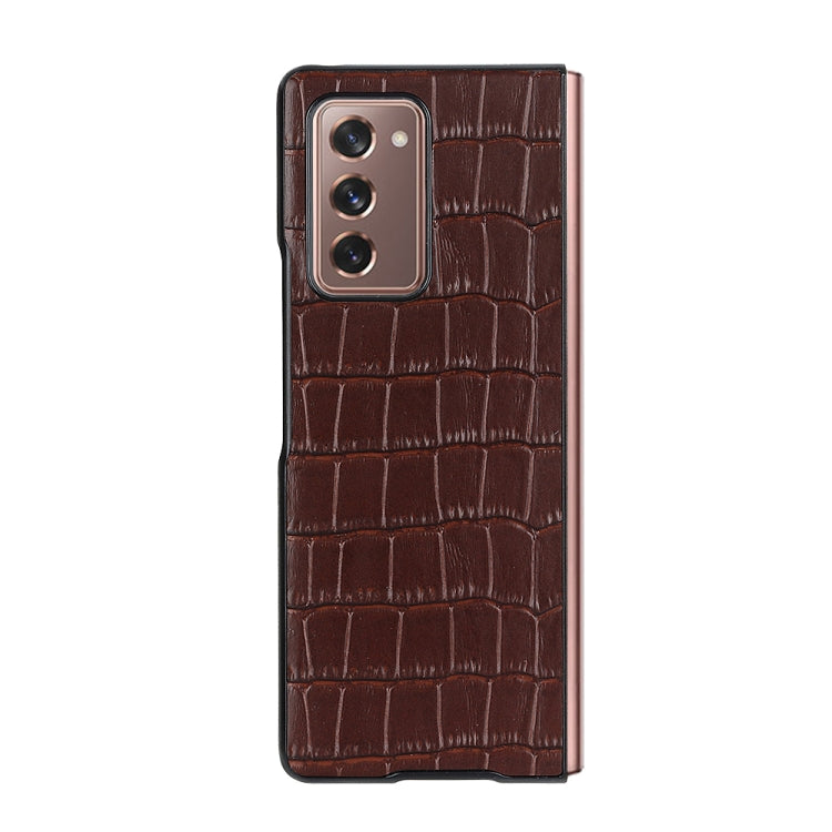 Crocodile Texture Shockproof Protective Case, For Samsung Galaxy Z Fold2 5G