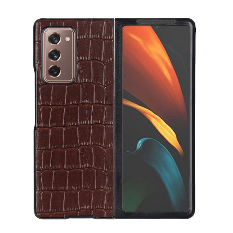 Crocodile Texture Shockproof Protective Case, For Samsung Galaxy Z Fold2 5G