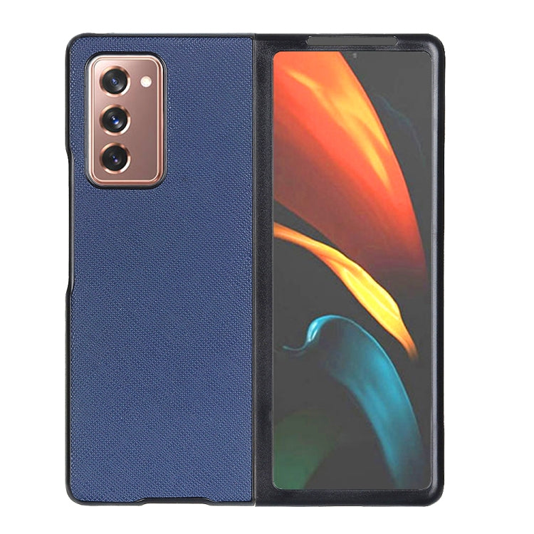 Cross Texture PU Shockproof Protective Case, For Samsung Galaxy Z Fold2 5G