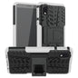 Tire Texture Shockproof TPU + PC Protective Case with Holder, For Samsung Galaxy A01 Core