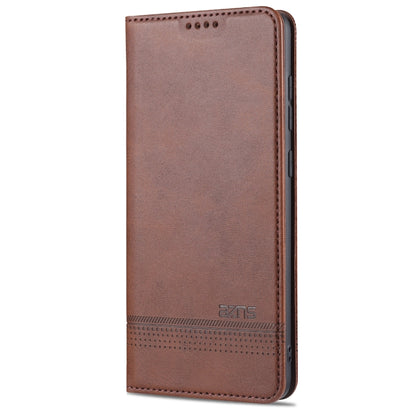 AZNS Magnetic Calf Texture Horizontal Flip Leather Case with Card Slots & Holder & Wallet, For Samsung Galaxy S20+